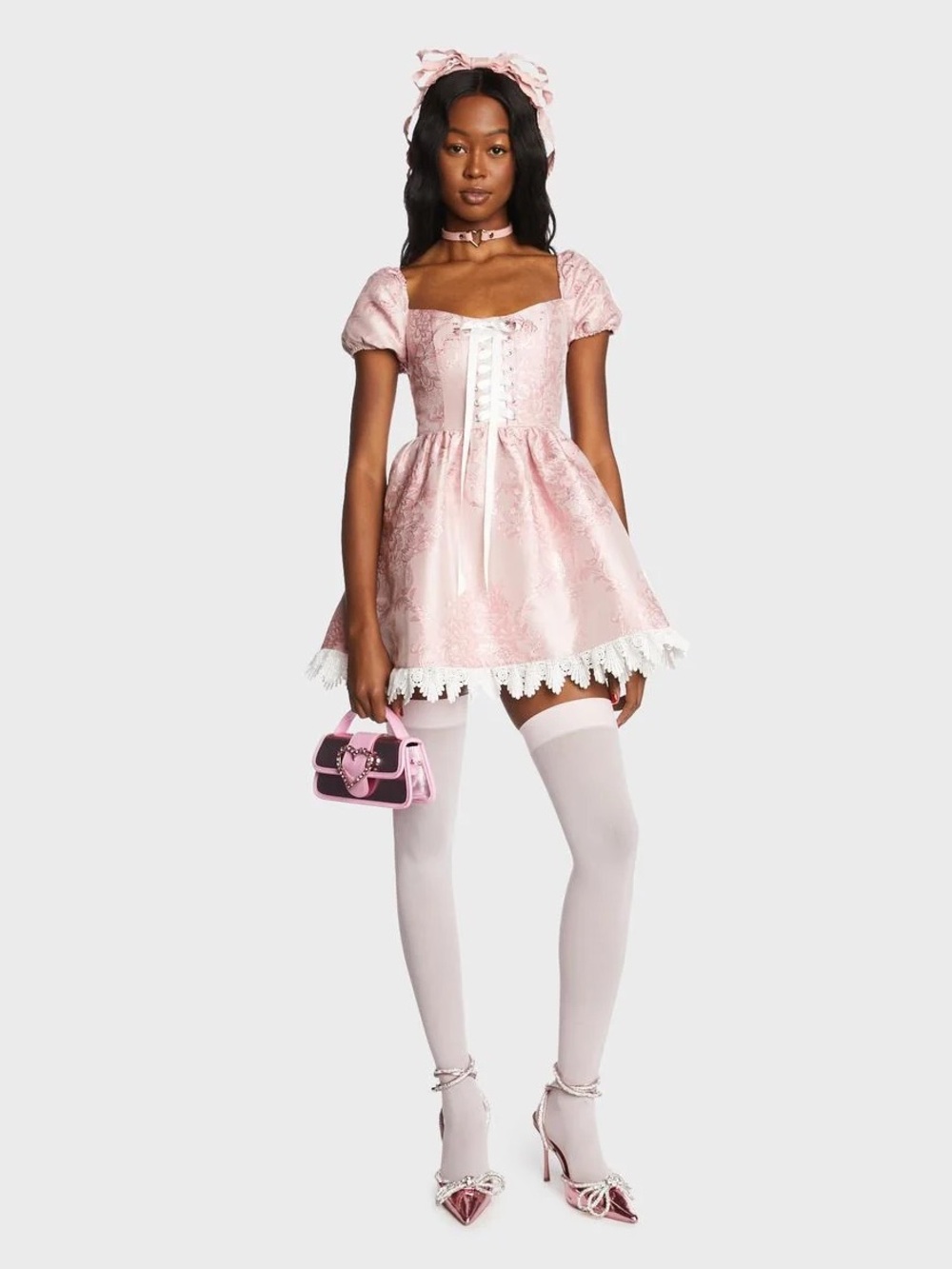 Sugar Thrillz Sweet Smitten Embraces Corset Dress